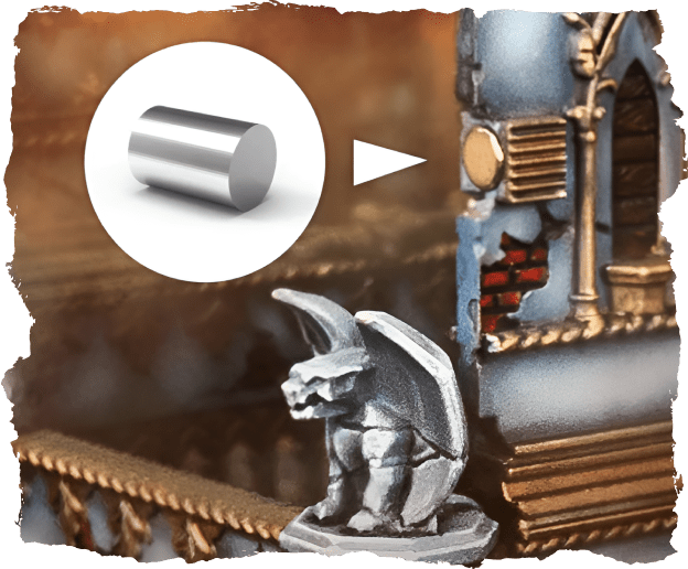 Pegs & magnets ready