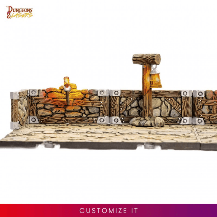 Dwarven Mine: Half-height Walls #9